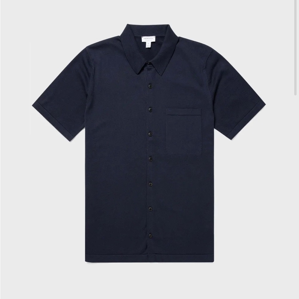 Sunspel - Sea Island Cotton Knit Shirt